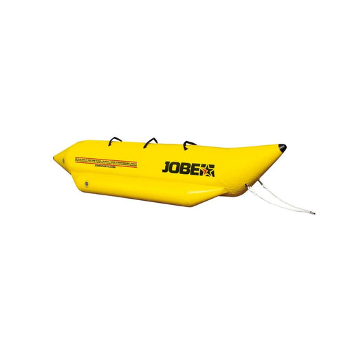 Jobe Banana Watersled 3P Yellow, 3 Person Banana Boat with Thermo Bonded Seams, Pump and Repair Kit