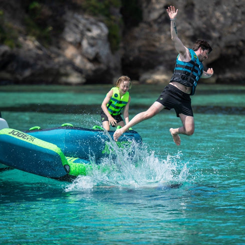 Jobe Binar Towable 2P V2, High-Speed Inflatable Tube for Two Riders & Duo Action