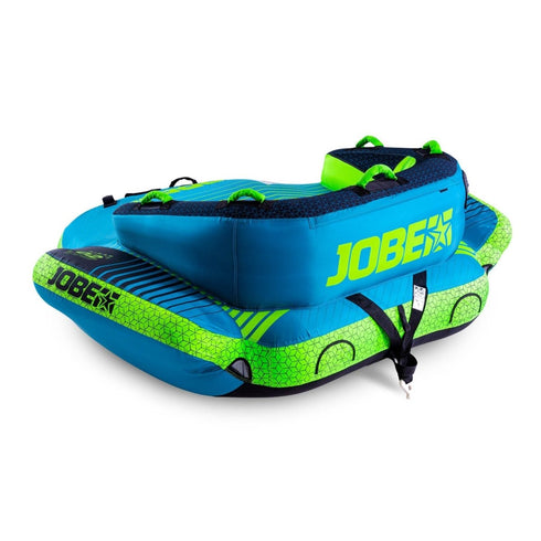 Jobe Binar Towable 2P V2, High-Speed Inflatable Tube for Two Riders & Duo Action