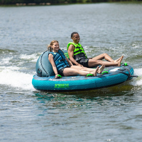 Jobe Compound Towable 2P, 2 - Person Inflatable Tube for Exciting Duo Watersport Rides