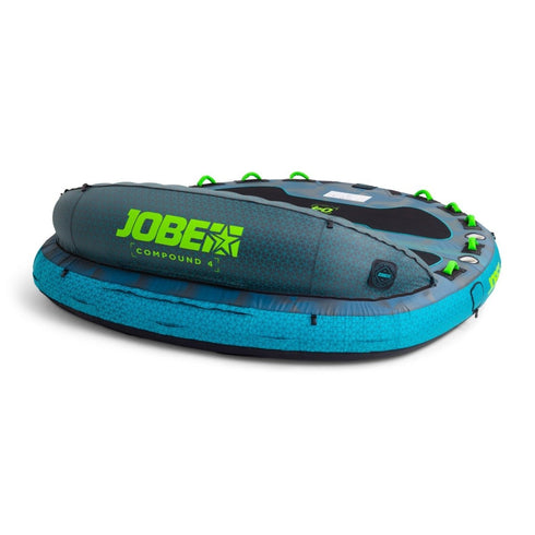 Jobe Compound Towable 4P, 4-Person Inflatable Tube for Exciting Group Watersport Rides