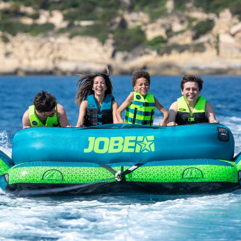 Jobe Dual Vest Lime, Bright Safety Vest for High Visibility & Watersport Protection