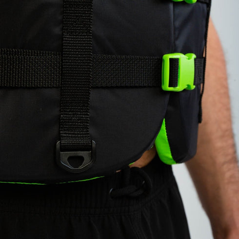 Jobe Dual Vest Lime, Bright Safety Vest for High Visibility & Watersport Protection