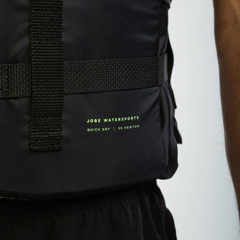 Jobe Dual Vest Lime, Bright Safety Vest for High Visibility & Watersport Protection