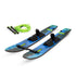Jobe Hemi Trainers Waterskis 46 inch for Kids, Beginner Trainer Skis with Rope, Handle and Stabilizing Bar