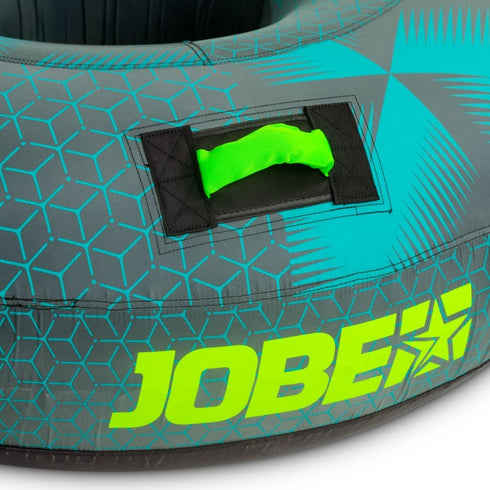 Jobe Hotseat Towable 1P Steel Blue, Single Rider Inflatable Tube for Fast Action