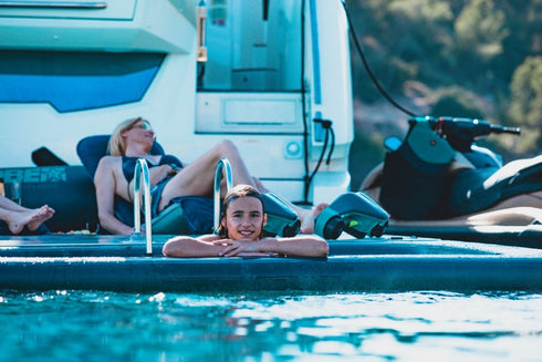 Jobe Infinity Small Pool, Modular Inflatable Swimming Pool for Watersport Fun & Relaxation
