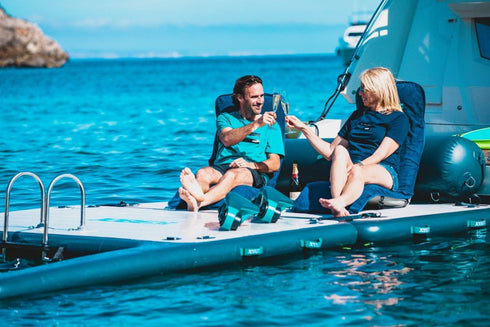 Jobe Infinity Small Pool, Modular Inflatable Swimming Pool for Watersport Fun & Relaxation
