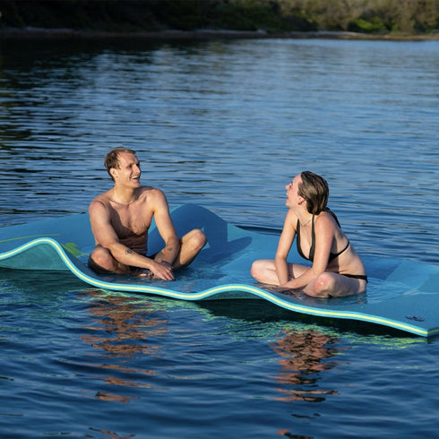 Jobe Oasis Water Carpet, Floating Inflatable Play Mat for Watersport Relaxation & Swimming