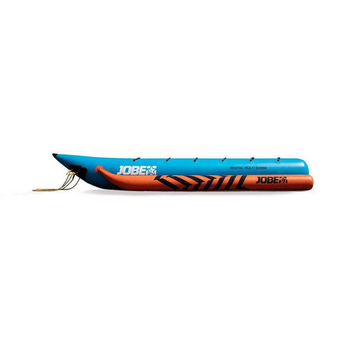Jobe Rental Multi Rider 6P, Commercial 6 Person Banana Towable in 0.9 mm PVC with Pump and Repair Kit