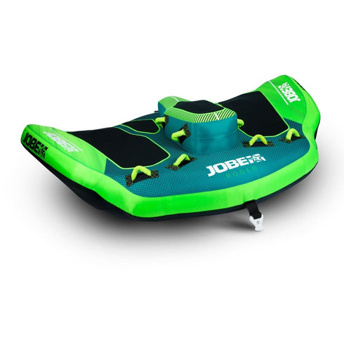 Jobe Rodeo Towable 3P, Multi Position 3 Person Boat Tube with 840D Nylon Cover and 8 Handles