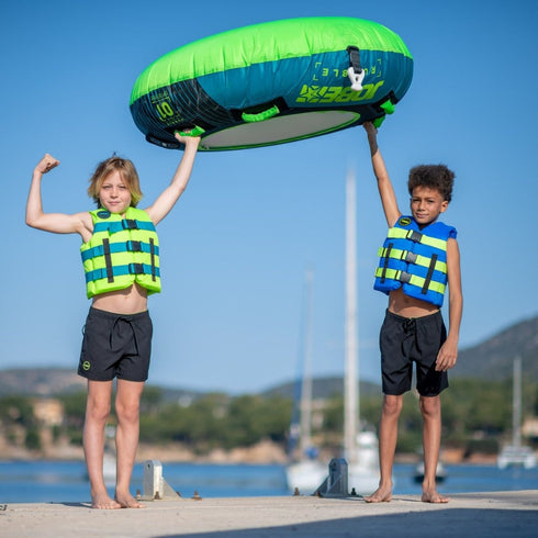 Jobe Rumble Towable 1P, High-Speed Single Rider Inflatable Tube for Thrilling Water Fun