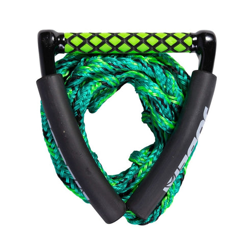 Jobe Wakesurf Rope 24 ft, 7.31 m Wakesurf Line with 3 Extensions, EVA Handle and Pencil Floats