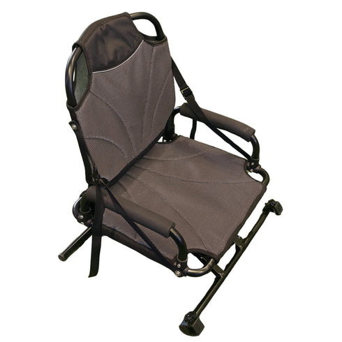 Kayak 360 Rotatable Seat with Lock, Swivel Frame Seat for Fishing Kayaks with Mesh Back and Lockable Rotation