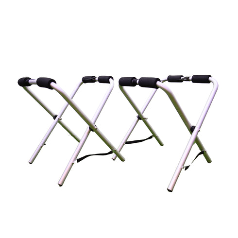 Kayak Stand, Folding Storage Rack Pair with Padded Cradles for Cleaning and Storing Kayaks