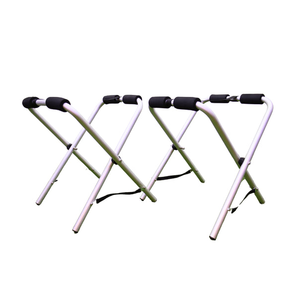 Kayak Stand, Folding Storage Rack Pair with Padded Cradles for Cleaning and Storing Kayaks