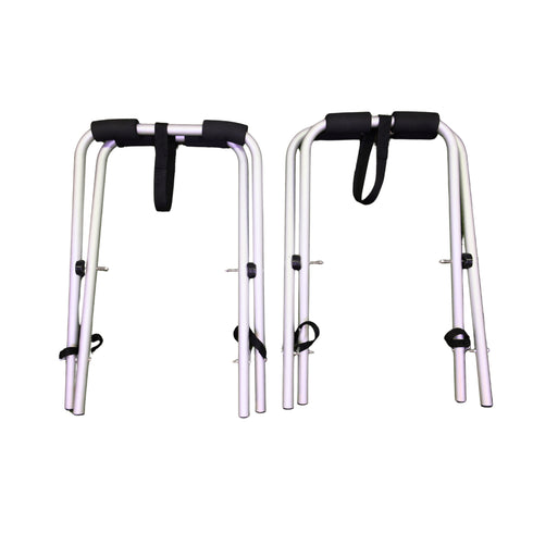 Kayak Stand, Folding Storage Rack Pair with Padded Cradles for Cleaning and Storing Kayaks