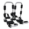 Kayak Twin Roof Rack, Aluminium Carrier for Two Kayaks on Car Roof Bars with Padded Cradles