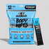 Klean Freak Body Wipes 12 Pack, XL Biodegradable No-Rinse Shower Wipes for Camping, Gym and Travel