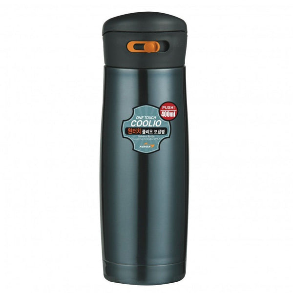 Kovea One Touch Coolio Vacuum Flask, a sleek, convenient insulated flask with a one-touch lid for on-the-go hydration.