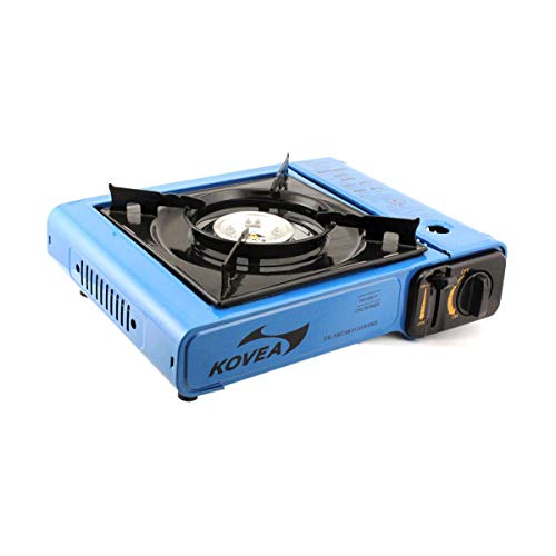 Kovea Portable Gas Stove, a lightweight and efficient butane stove ideal for camping and travel cooking.