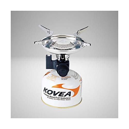 Kovea Scout Foldable Outdoor Stove, a space-saving, stable gas stove for various outdoor cooking needs.