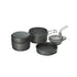 Kovea Solo 2 Cooking Pots Black - Lightweight & Compact Cookware for Solo Adventures