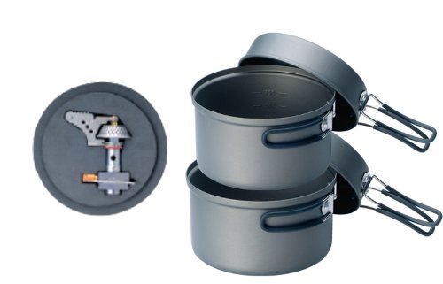 Kovea Solo3 Compact Cook Set, a minimalist and efficient aluminum cookware set for solo backpackers.