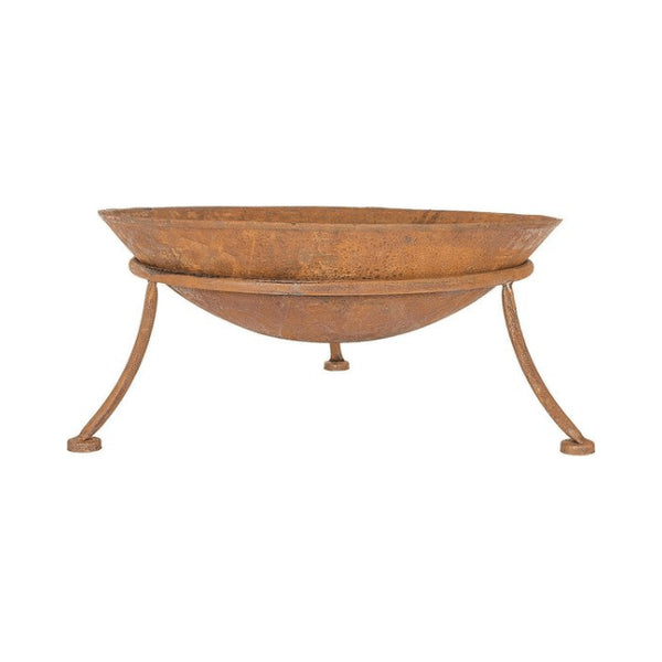La Hacienda Kutu Firepit, a stylish and functional square outdoor firepit for warmth and cooking.