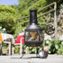 La Hacienda Leon Mesh Steel Chimenea Large