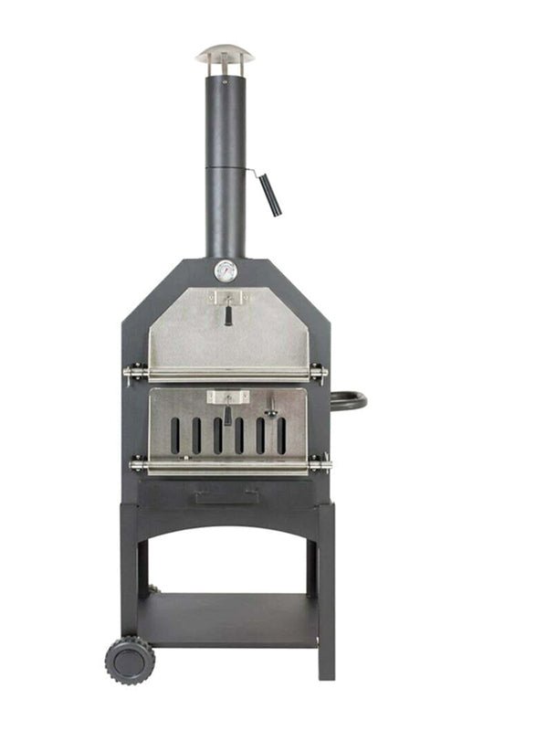 La Hacienda Lorenzo Wood Fired Oven, a traditional and efficient outdoor pizza oven for cooking.