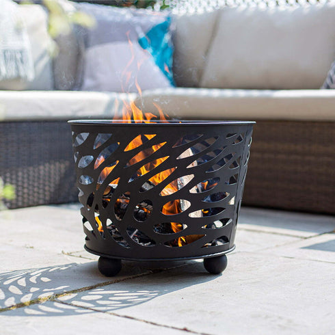 La Hacienda Nami Firebasket - Durable and Portable Fire Basket
