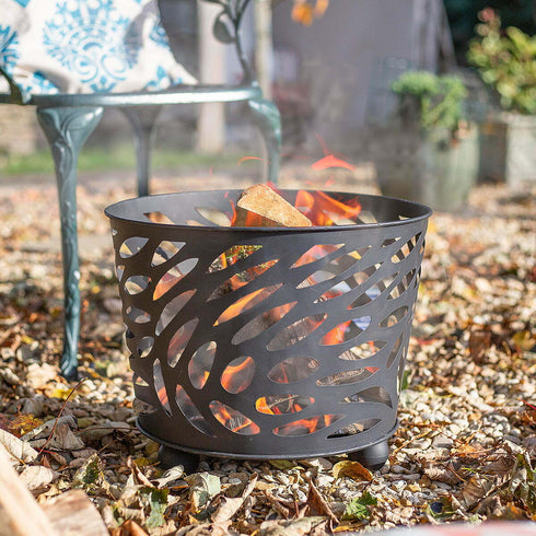 La Hacienda Nami Firebasket - Durable and Portable Fire Basket