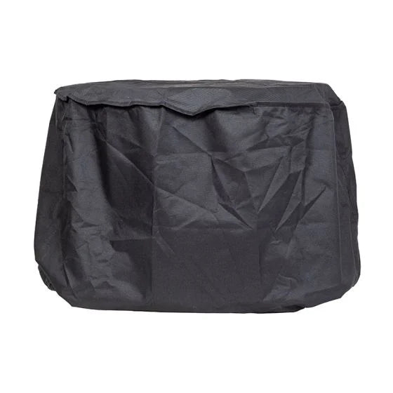 La Hacienda Premium Firepit Cover (Large), a weatherproof cover providing protection for large outdoor firepits.