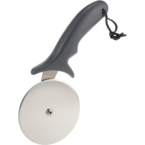 La Hacienda Rolling Pizza Cutter, Stainless Steel Wheel Slicer with Sturdy Handle for Pizza Ovens and BBQ