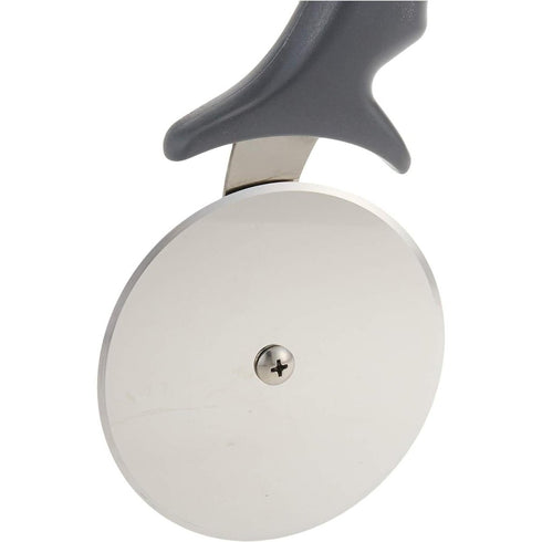 La Hacienda Rolling Pizza Cutter, Stainless Steel Wheel Slicer with Sturdy Handle for Pizza Ovens and BBQ