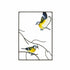 La Hacienda Tree Top Blue Tit Wall Art Large, Hand Painted 3D Metal Bird Wall Decoration for Indoor and Outdoor