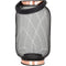 La Hacienda Zora Lantern Large, Black Mesh and Rose Gold Candle Lantern for Patio, Garden and Indoor Use