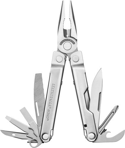 Leatherman Bond with Nylon Sheath - Reliable 14-Function Multi-Tool
