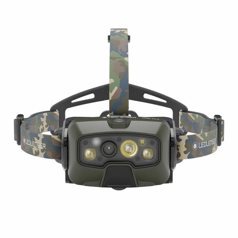 Ledlenser HF8R Core Camo Headlamp Gift Box - Stylish and Functional Headlamp