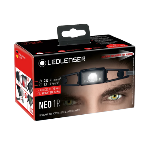 Ledlenser NEO1R Headlamp - Lightweight Rechargeable Running Light