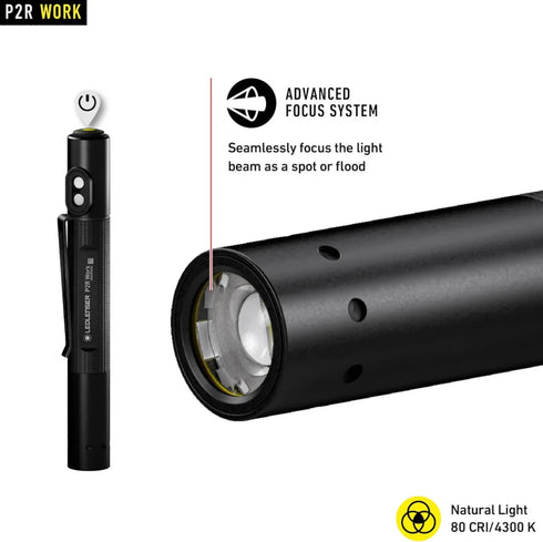 Ledlenser P2R Work - Rechargeable Penlight for Professionals