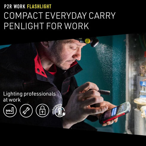 Ledlenser P2R Work - Rechargeable Penlight for Professionals
