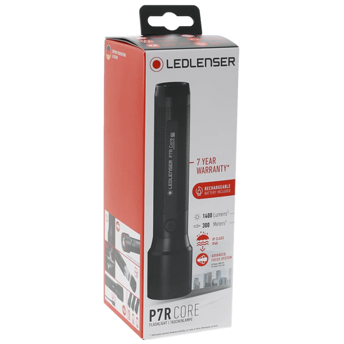 Ledlenser P7R Core - Powerful Rechargeable Flashlight Gift Box