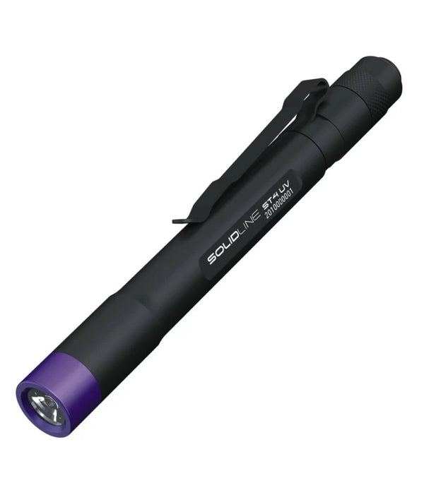 Ledlenser Solidline ST4 UV Flashlight Blister - Ultraviolet Inspection Light
