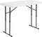Lifetime 4ft (2940) Folding Table - 24 x 48 Inch Surface, Heavy - Duty HDPE Top - Portable Utility Table for Indoor/Outdoor Use