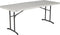 Lifetime 6ft Fold - In - Half Table - Central Folding Hinge, Lightweight HDPE Design - Space - Saving Utility Table for Events and Storage