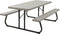 Lifetime 72" (6 ft) Folding Picnic Table - High - Density Polyethylene (HDPE), Weather Resistant - Heavy - Duty for Outdoor Patio and Family Meals