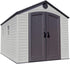 Lifetime 8 ft x 5 ft Outdoor Storage Shed - HDPE Walls, Steel Reinforced, Lockable Entry - Durable Solution for Garden Tools and Equipment
