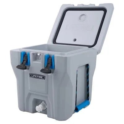 Lifetime Cooler (Boulder Gray) - Heavy - Duty, Roto - Molded Construction, Certified Bear Resistant - High - Performance Ice Retention for Outdoors